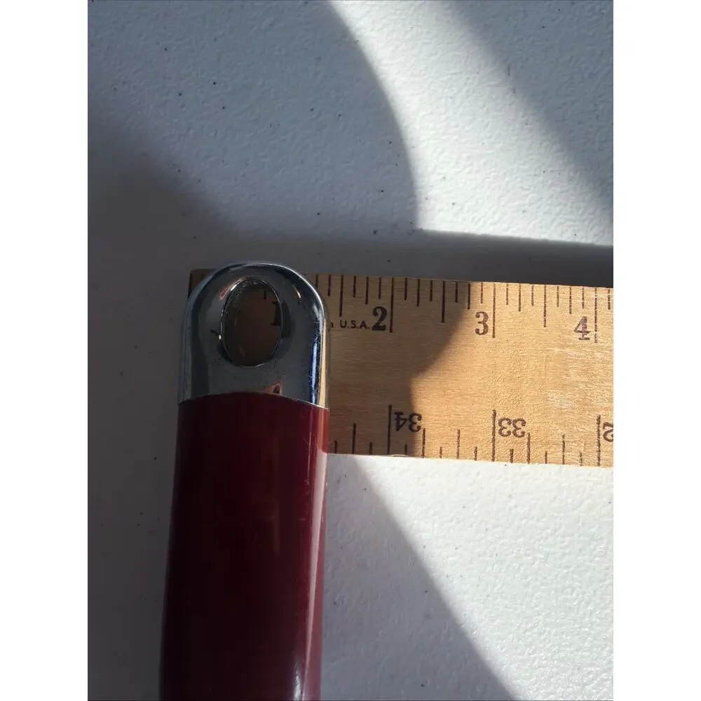 KitchenAid Slotted Spoon Skimmer Server Stir Large Red Heat Resistant 13 inch